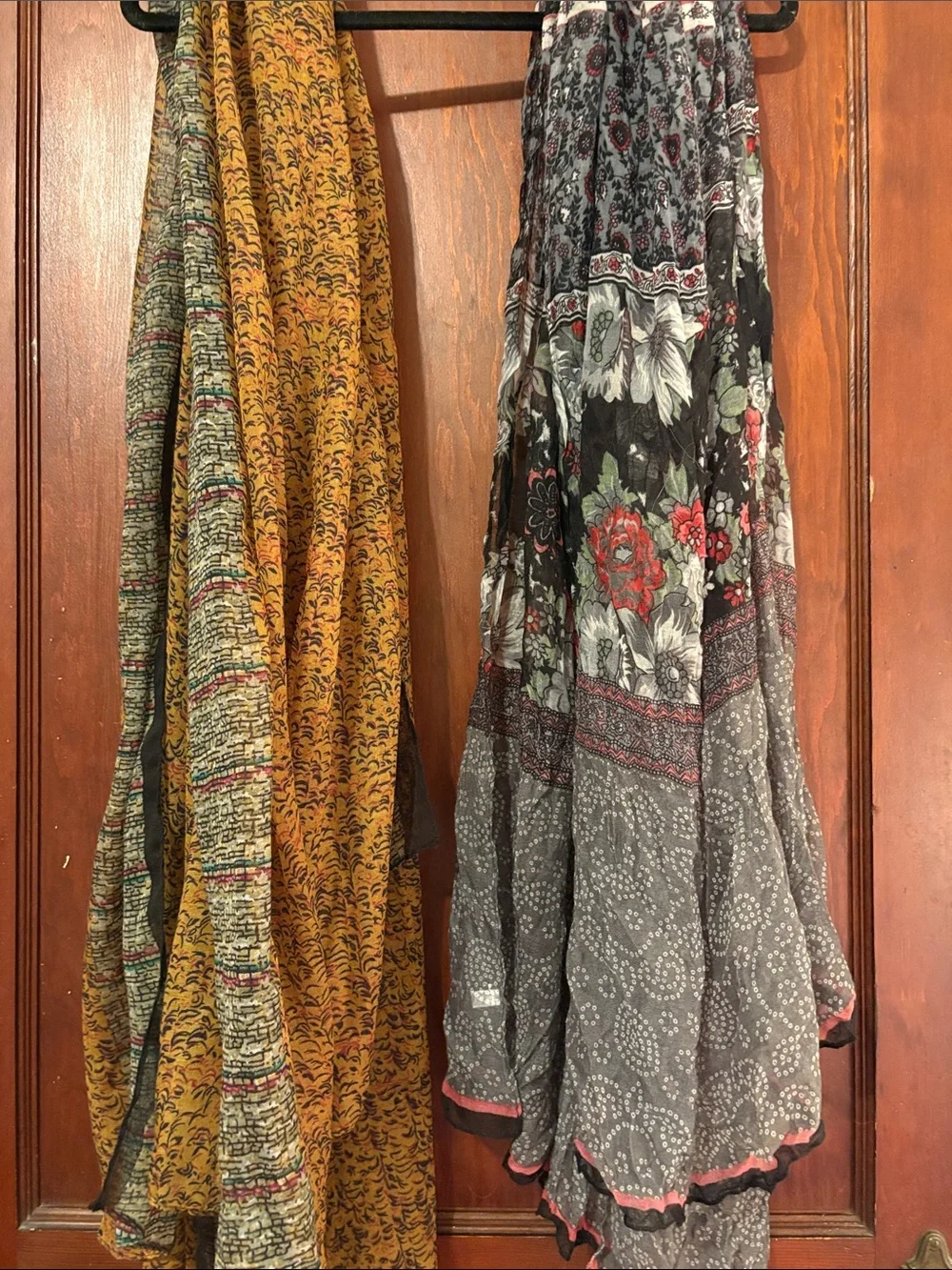 Women’s Bohemian Printed Scarves Set of Two
